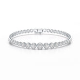 2.94 CT Round Cut Lab Diamond Tennis Bracelet